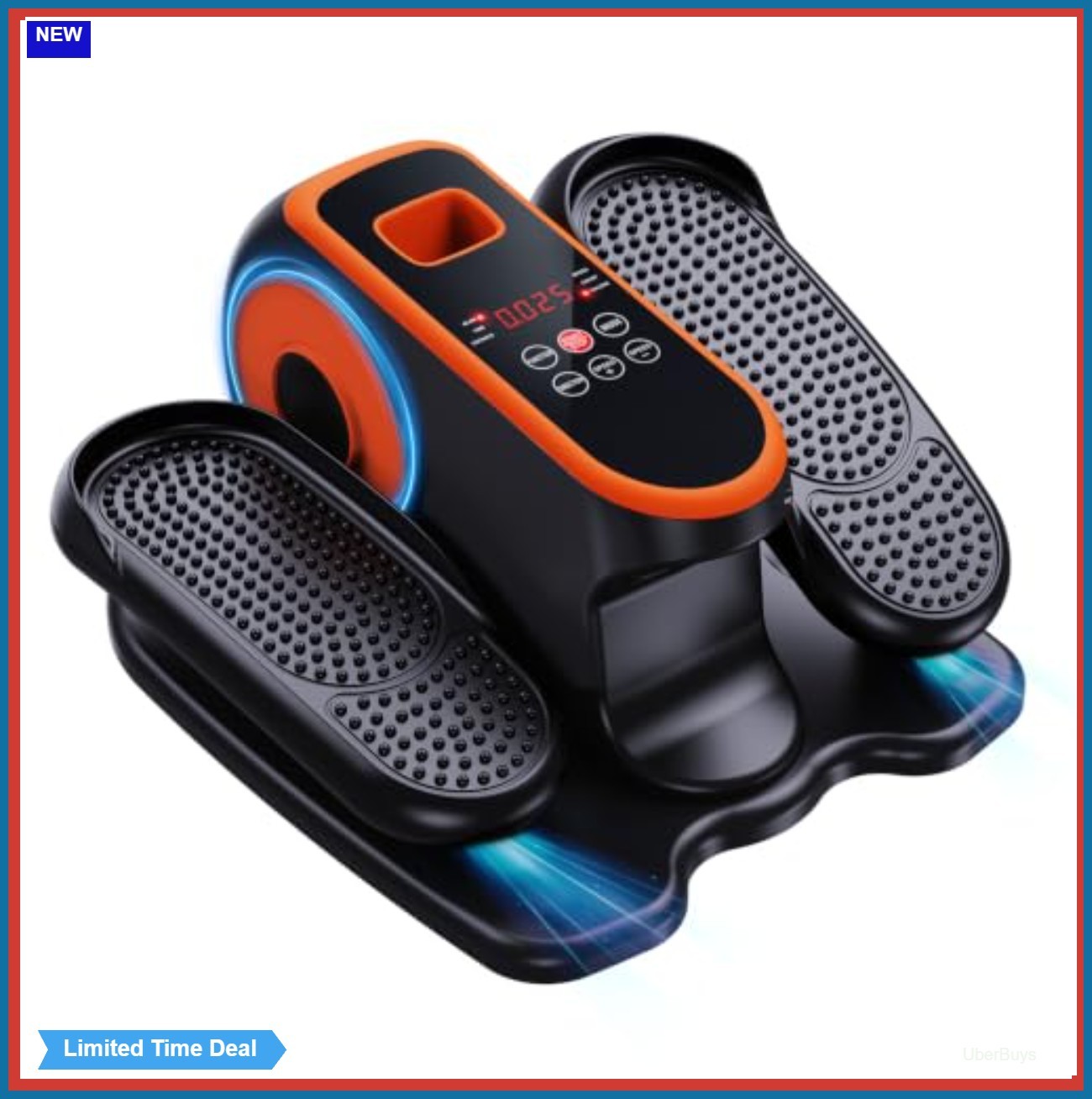Under Desk Elliptical Machine Electric Leg Exerciser 12 Speeds Remote Control