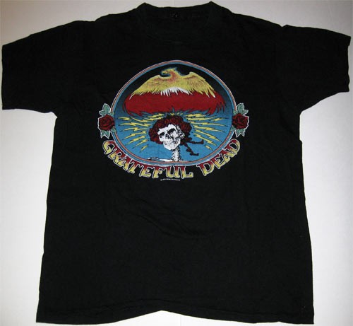 Grateful Dead New Year 1980 Super RARE VTG Tour Shirt Alton Kelley Stanley Mouse