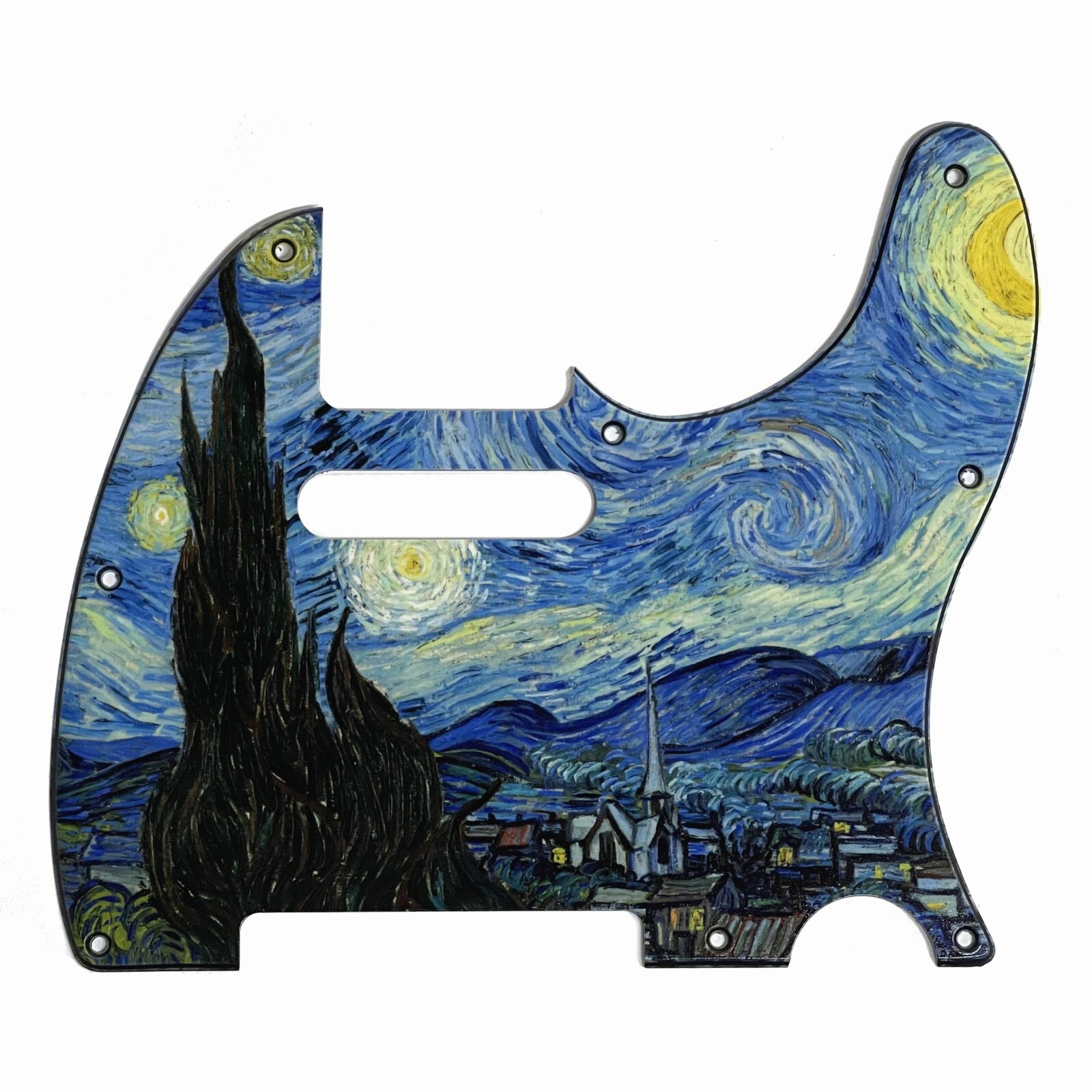 Telecaster / Tele Custom Printed Graphic Starry Night USA Spec