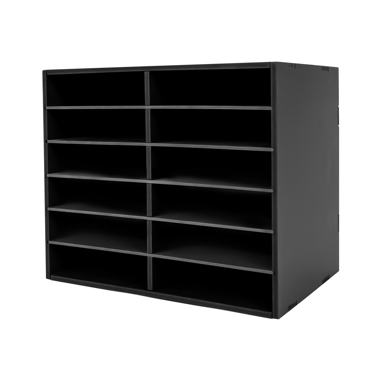 Literature Organizer School Adjustable File Sorter Paper Storage Holder 12 Slots