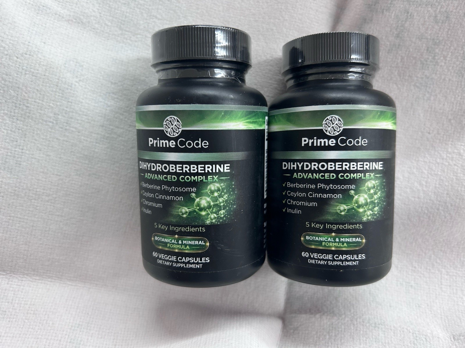 Prime Code Dihydroberberine Advanced Complex 60 Caps Ceylon (2-pack) Exp 03/2028