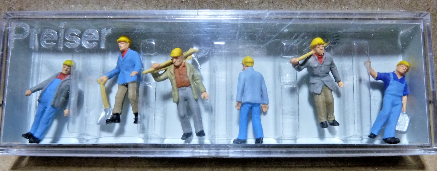 Preiser HO #10033 Track Workers (E)
