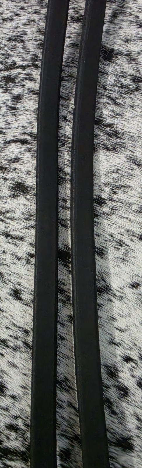 Black Leather Split Reins
