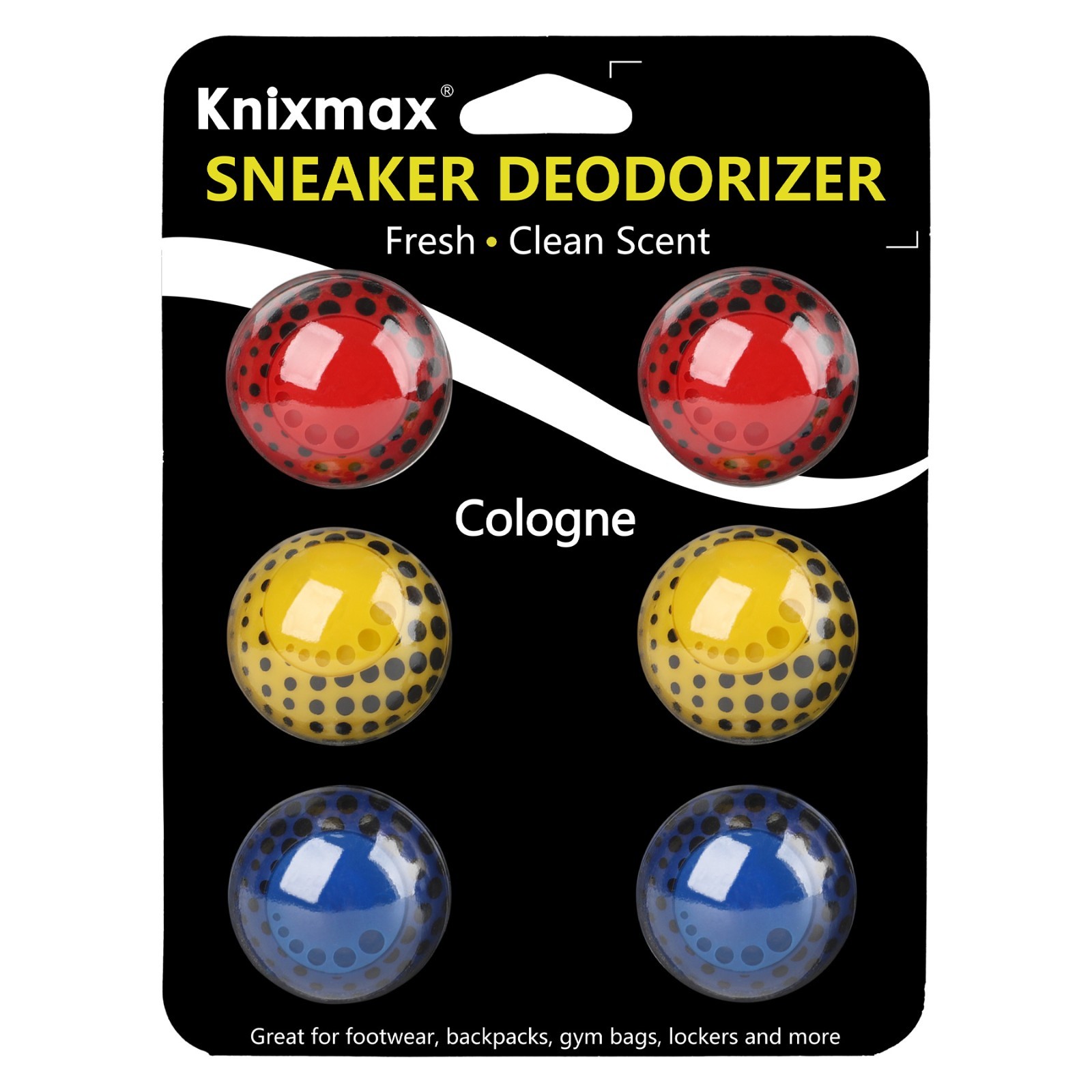 Sneaker Deodorizer Balls Long Lasting Odor Eliminator for Gym Bag Locker Closet