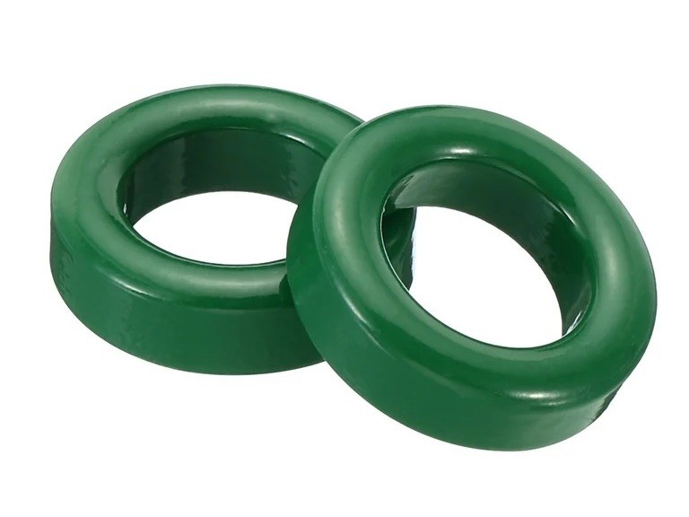 Large Green Ferrite Toroid Core Ring 2" OD EMI RFI Noise Filter Choke Ham NEW