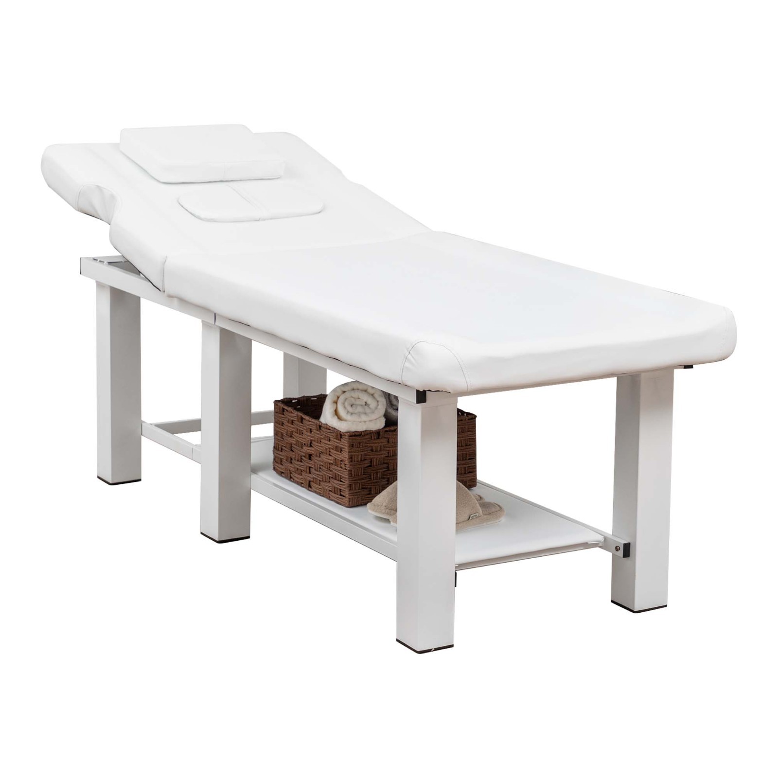 Adjustable 0-15° Massage Table – 330 lbs Cap, Waterproof Cushion