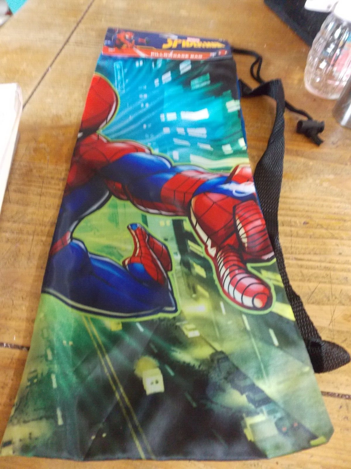 Spiderman Bag Pillowcase 18 x 13 NWT