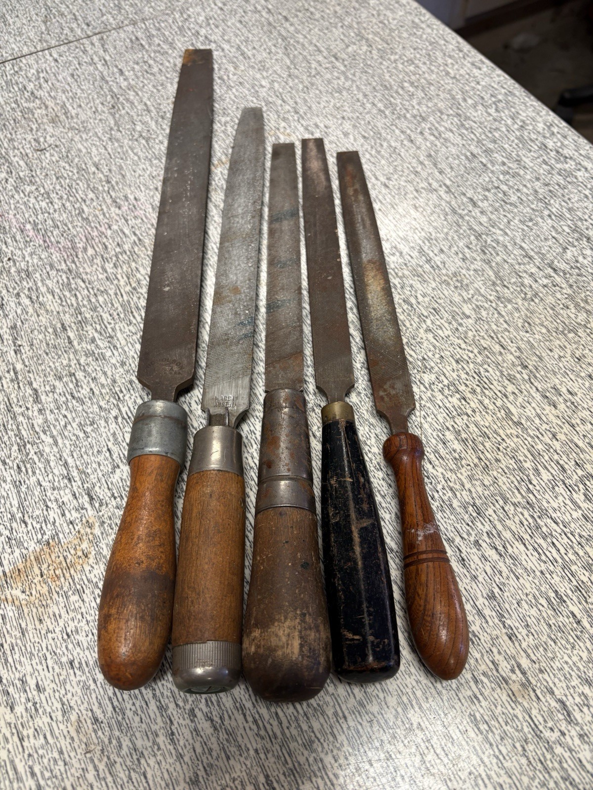 Vtg hand file tool lot rasps