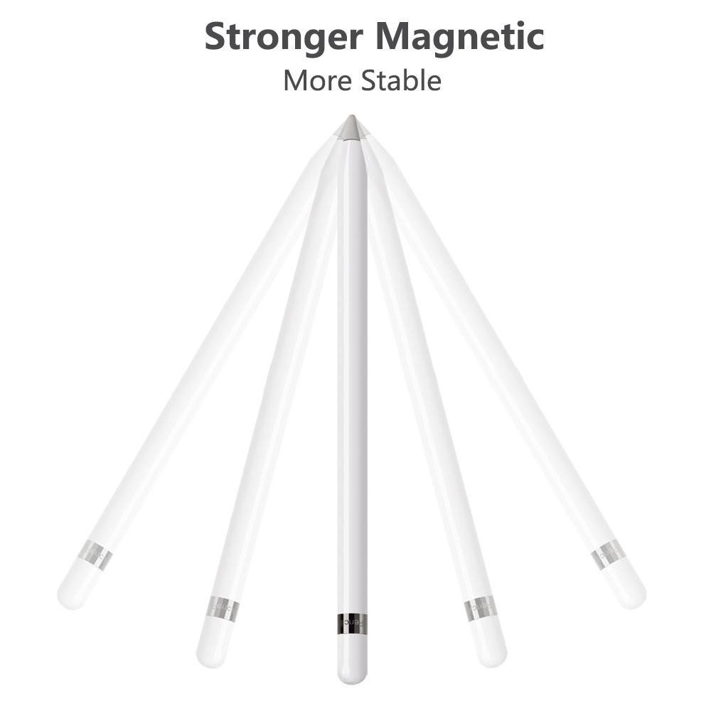 White Pencil Cap Replacement Magnetic Protective Case For iPencil 1