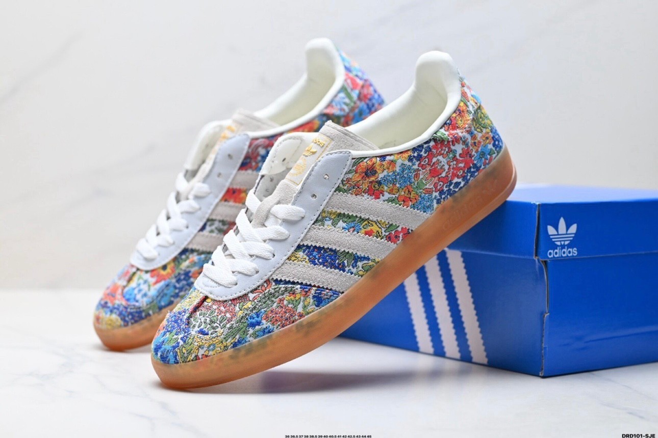 Adidas Gazelle Indoor x Liberty London Floral Embroidery Women's JP 5309 New