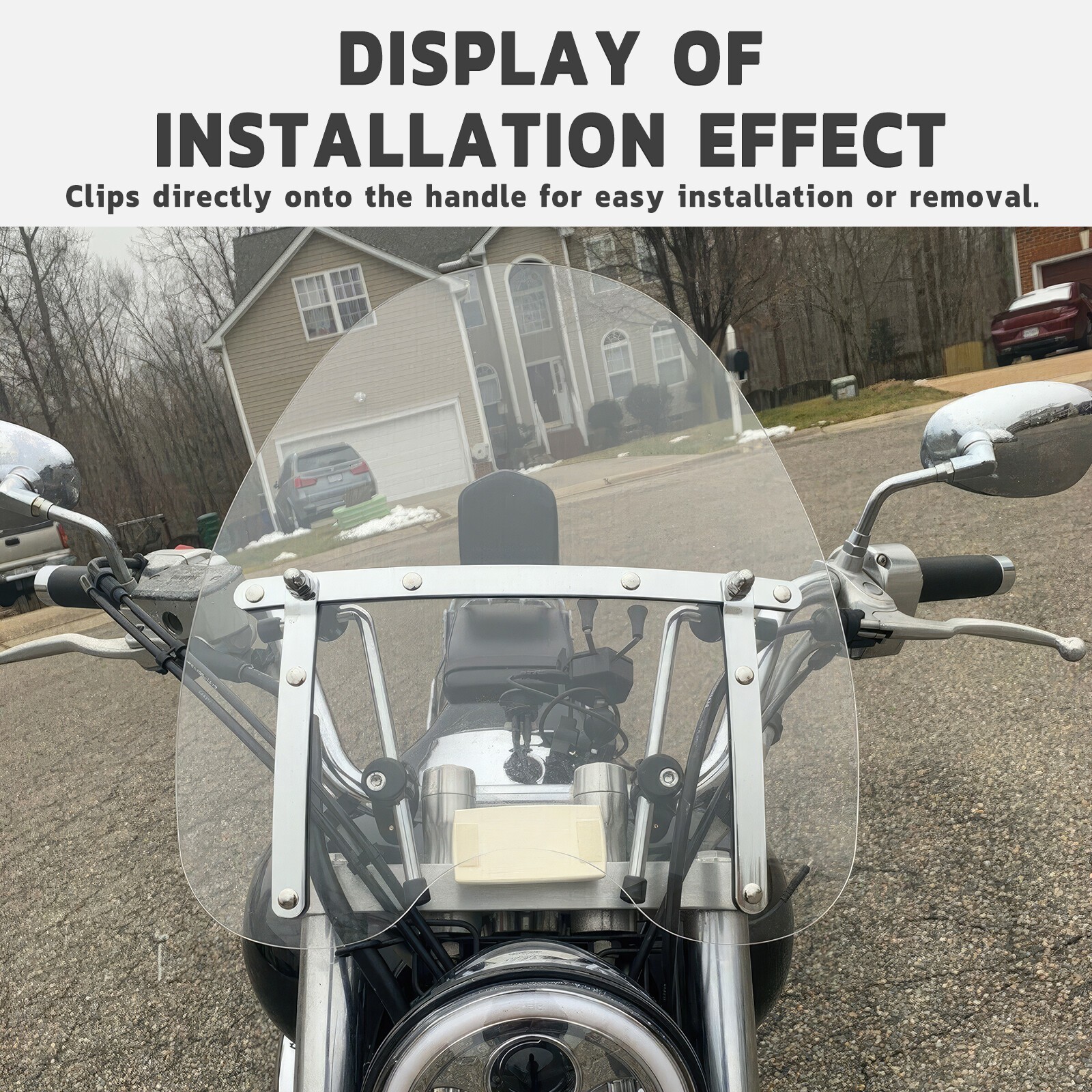 Motorcycle Windshield Windscreen for Harley Dyna Glide Softail Night Train XL883