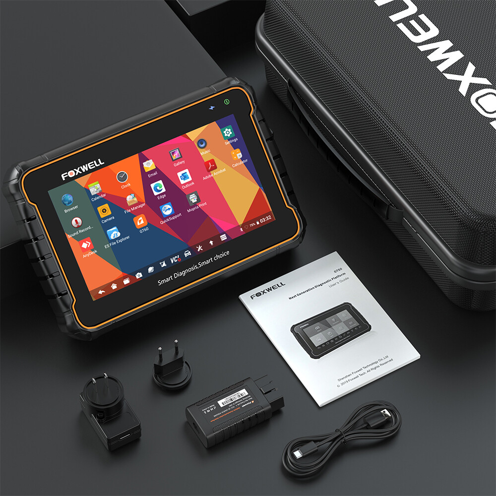 FOXWELL GT60 Scanner All System Bidirectional OBD2 Diagnostic ABS TPMS DPF