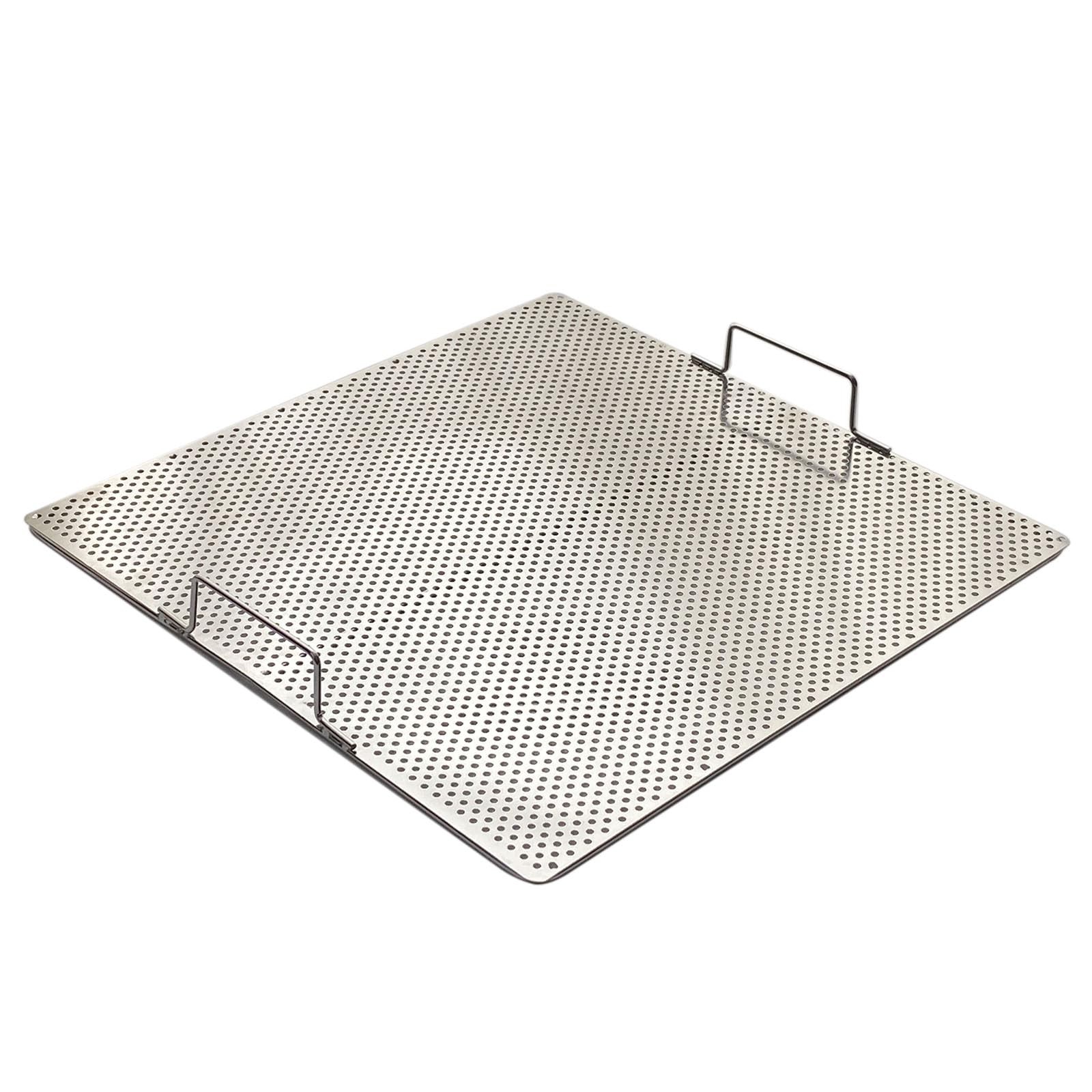 Sunrise Stainless Steel Fryer Screen Handles Solid Screen 1 17.5 X 17.5 X 2