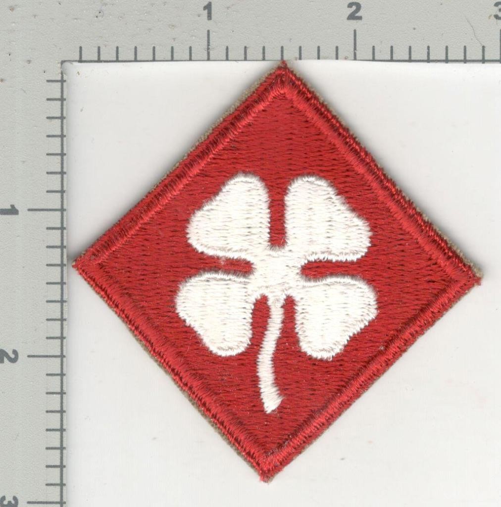 1945 Jeanette Sweet Collection Patch #325 4th Army