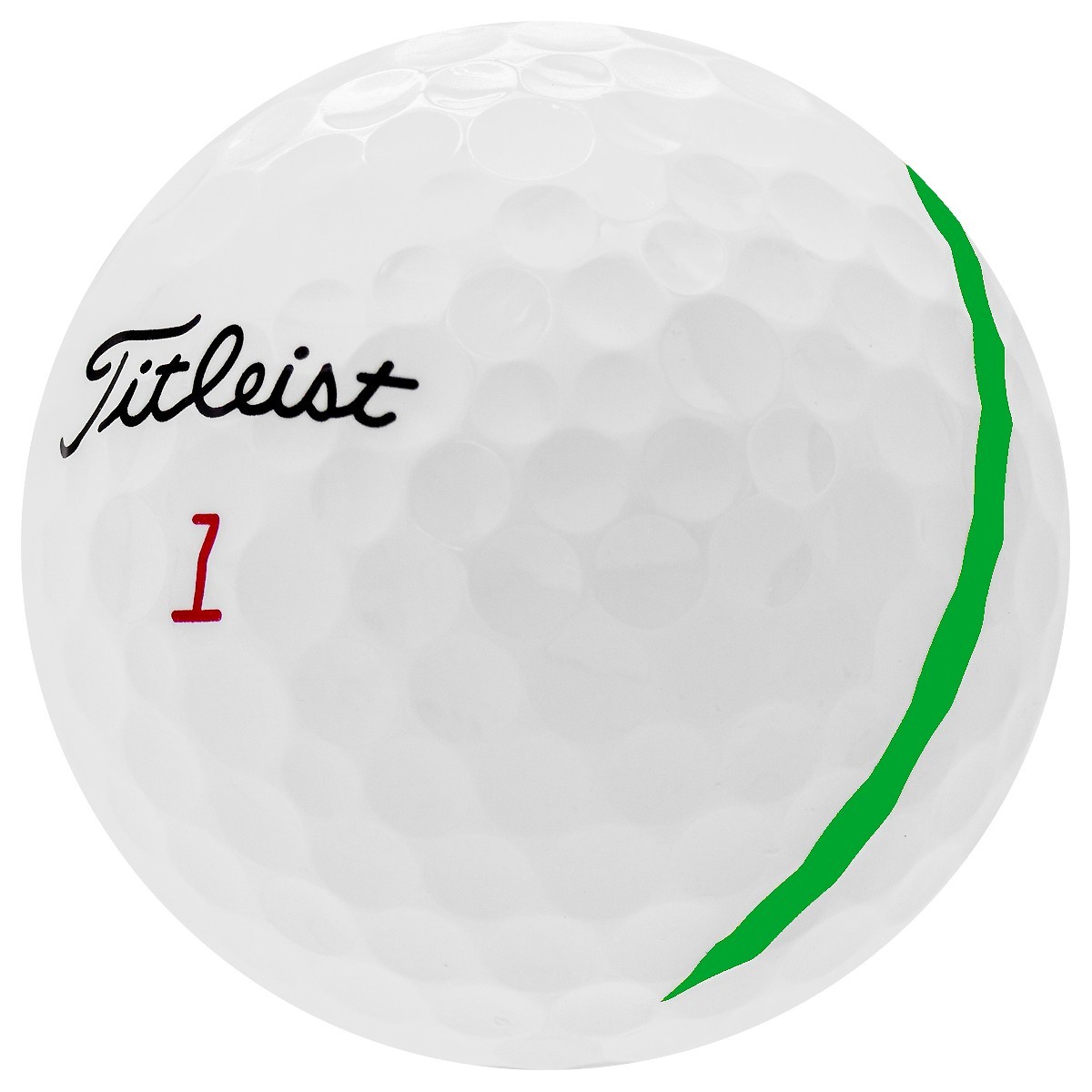 Titleist Pro V1 Performance Alignment Green, Pristine Used Golf Balls, 12 Pack