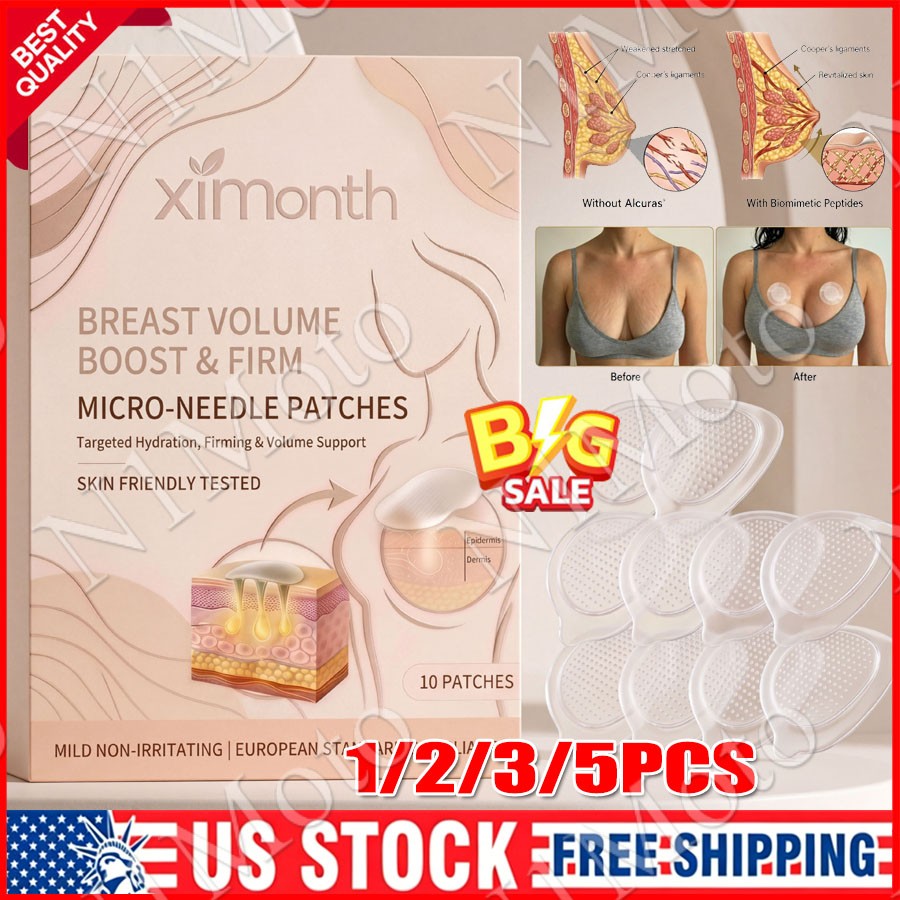 10~50PCS Breast Enhancement Patch Microneedle Bust Firming Bust Lift Patches