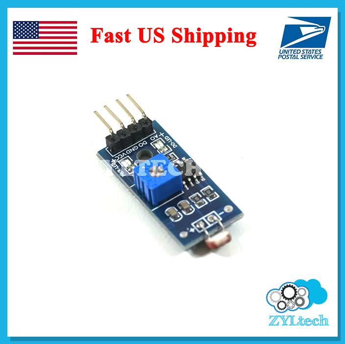 US Ship Digital Light Intensity Sensor Module Photo Resistor for Arduino etc