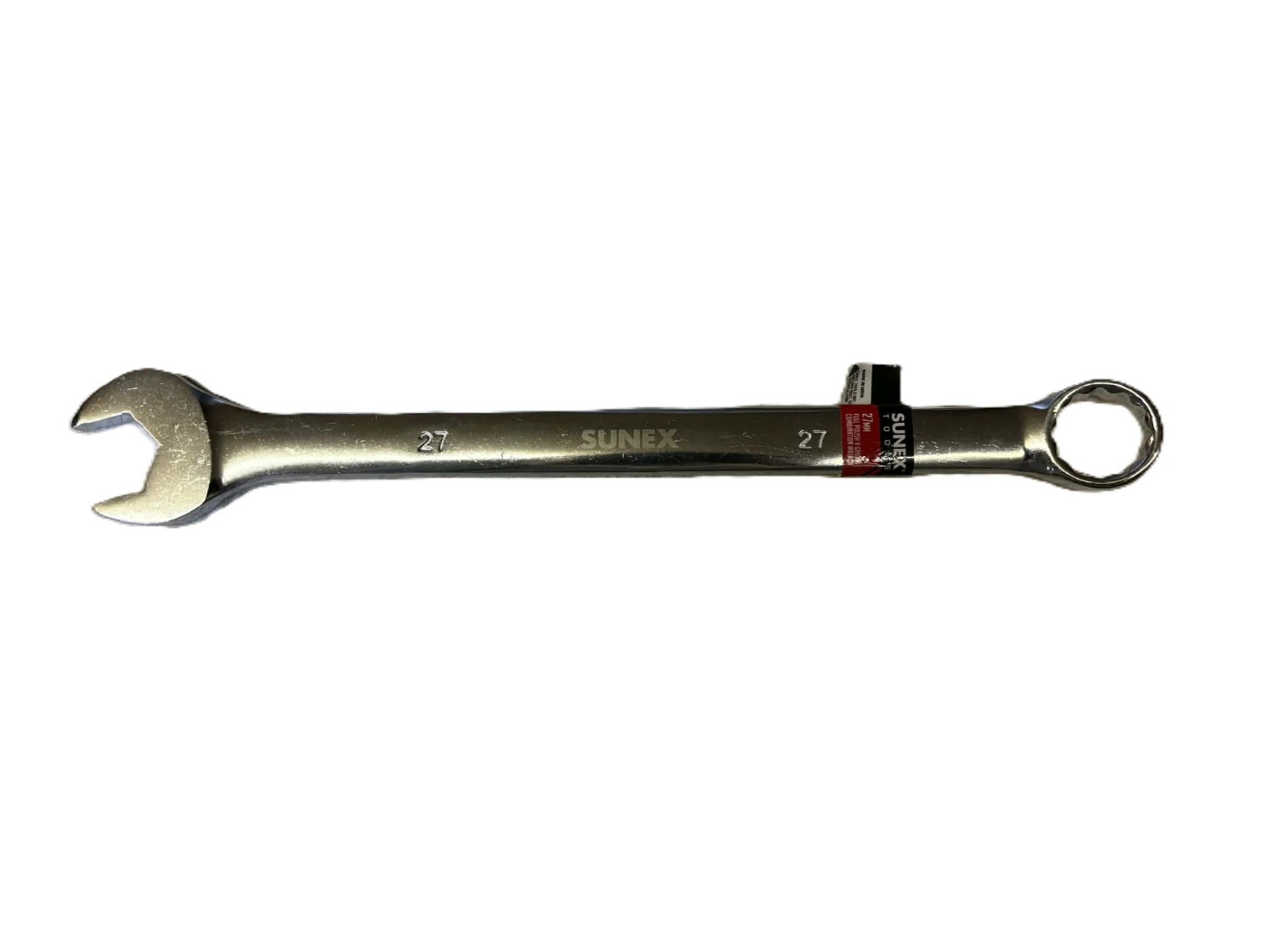 Sunex 991927MA 27mm V Groove Fully Polished Combination Wrench MM Open Box 12pt