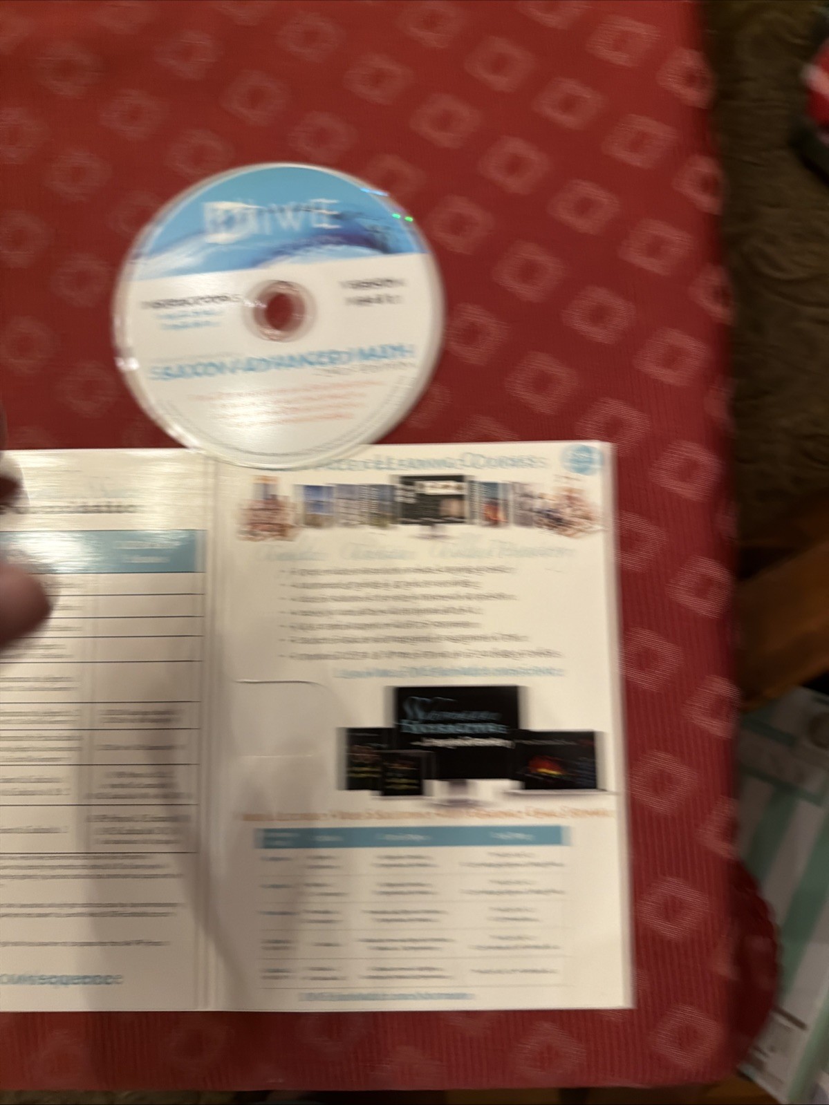 Saxon Advanced Mathematics 2nd Edition Dive CD