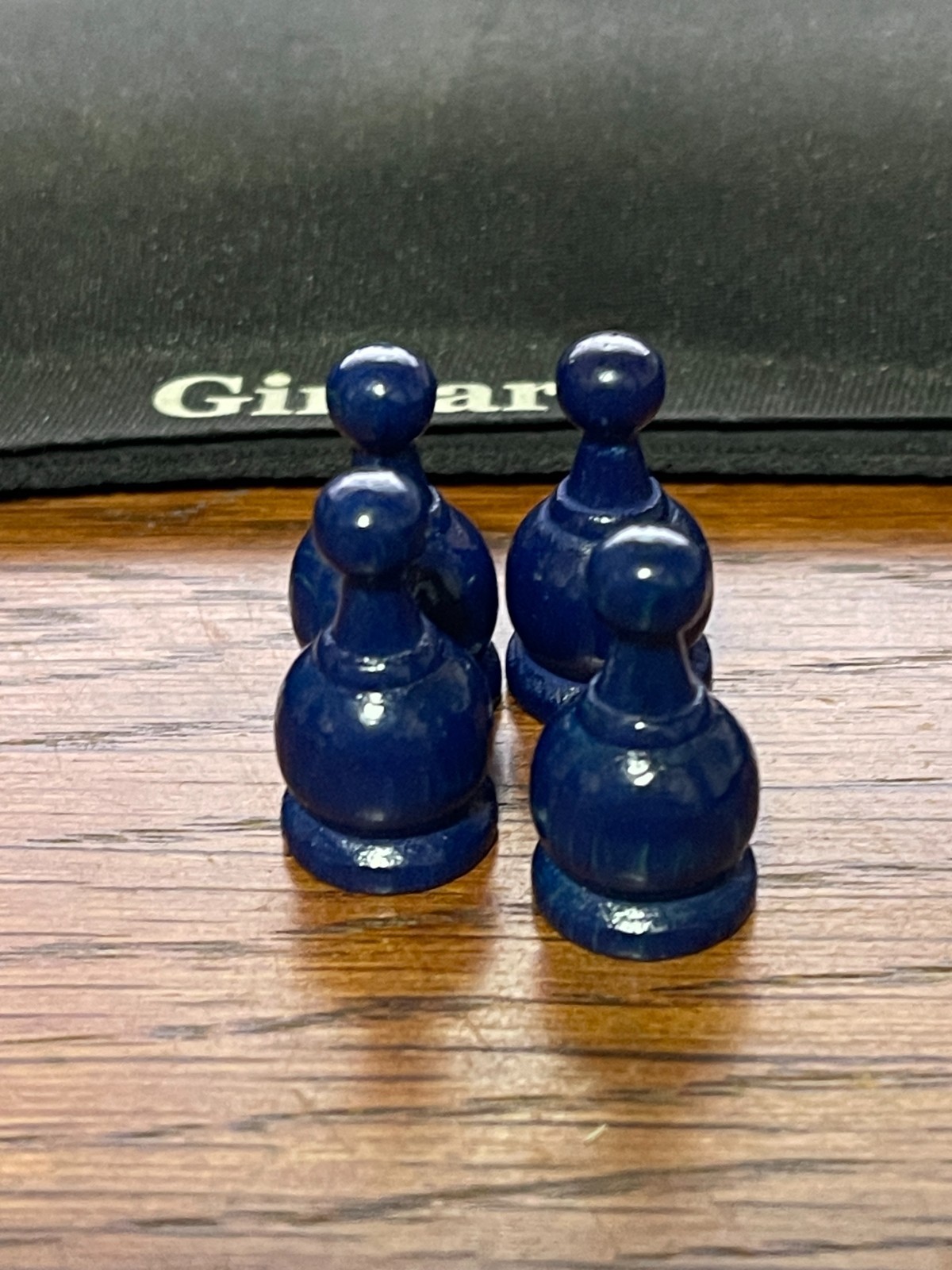 1982 Parcheesi Game - Replacement Blue Tokens x4