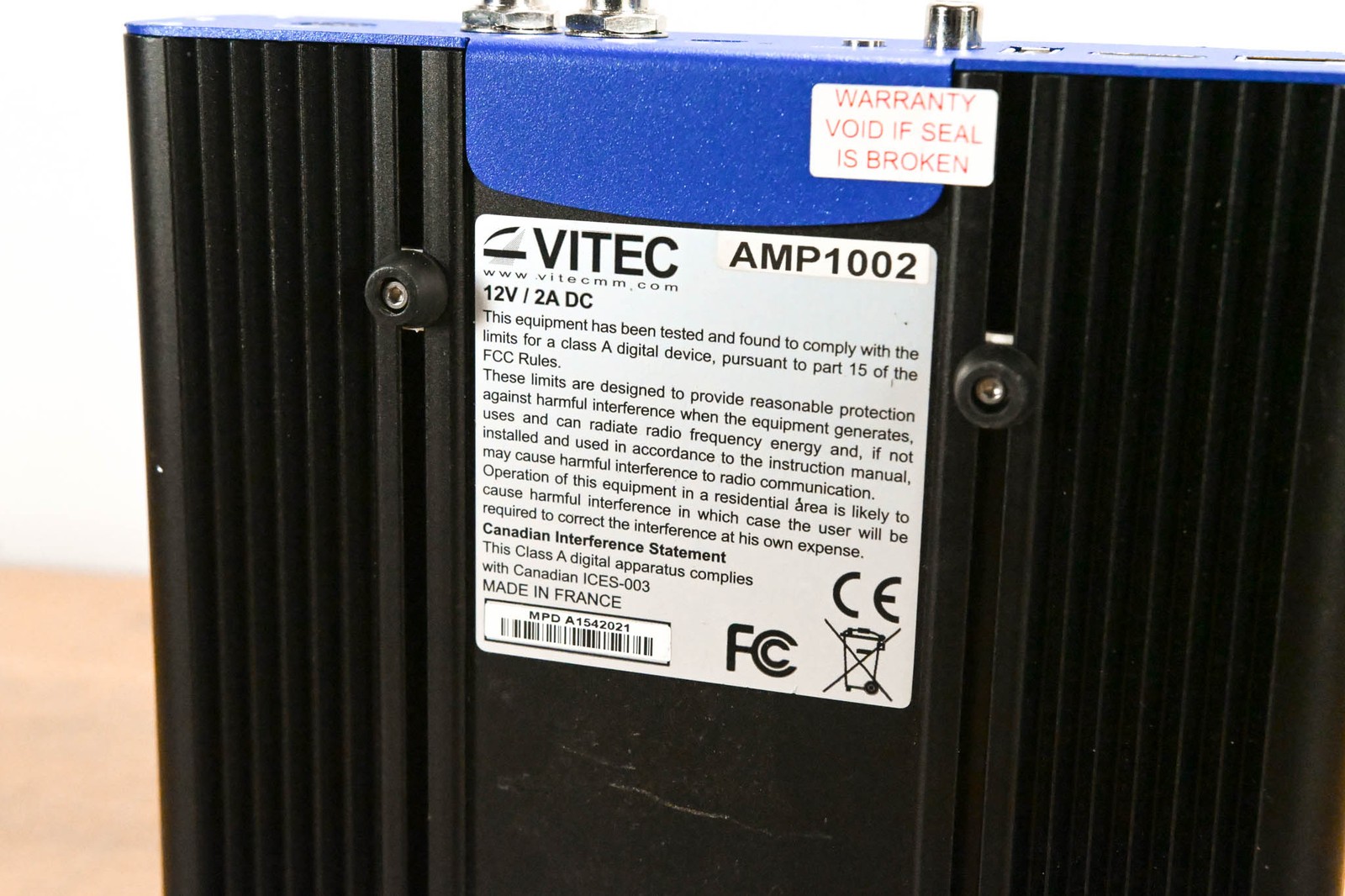 Vitec MGW Premium Decoder for HD/SD Video Streams (NO POWER SUPPLY) CG01YAA