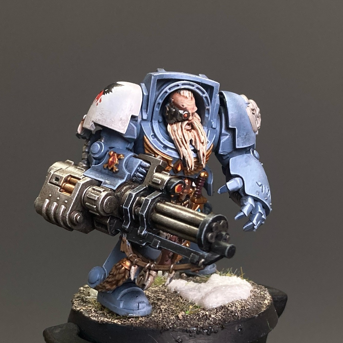 Presale Pro Painted Wolf Guard Terminators Warhammer 40k Space Wolves Commission