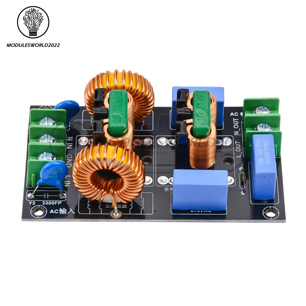 AC110-250V three-level EMI AC Filter Board EMI Audio Amplifier Board 4A/10A/20A