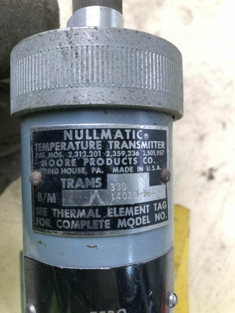 Nullmatic 33D Temperature Transmitter 20PSI