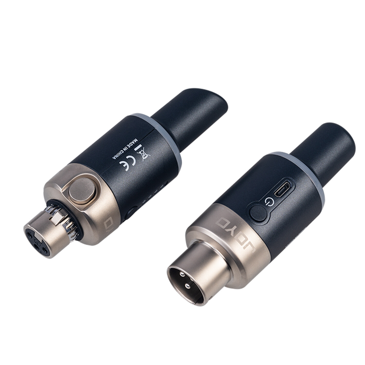 JOYO MW-1 Wireless Microphone System Transmitter Receiver 5.8GHz Plug-on For MIC