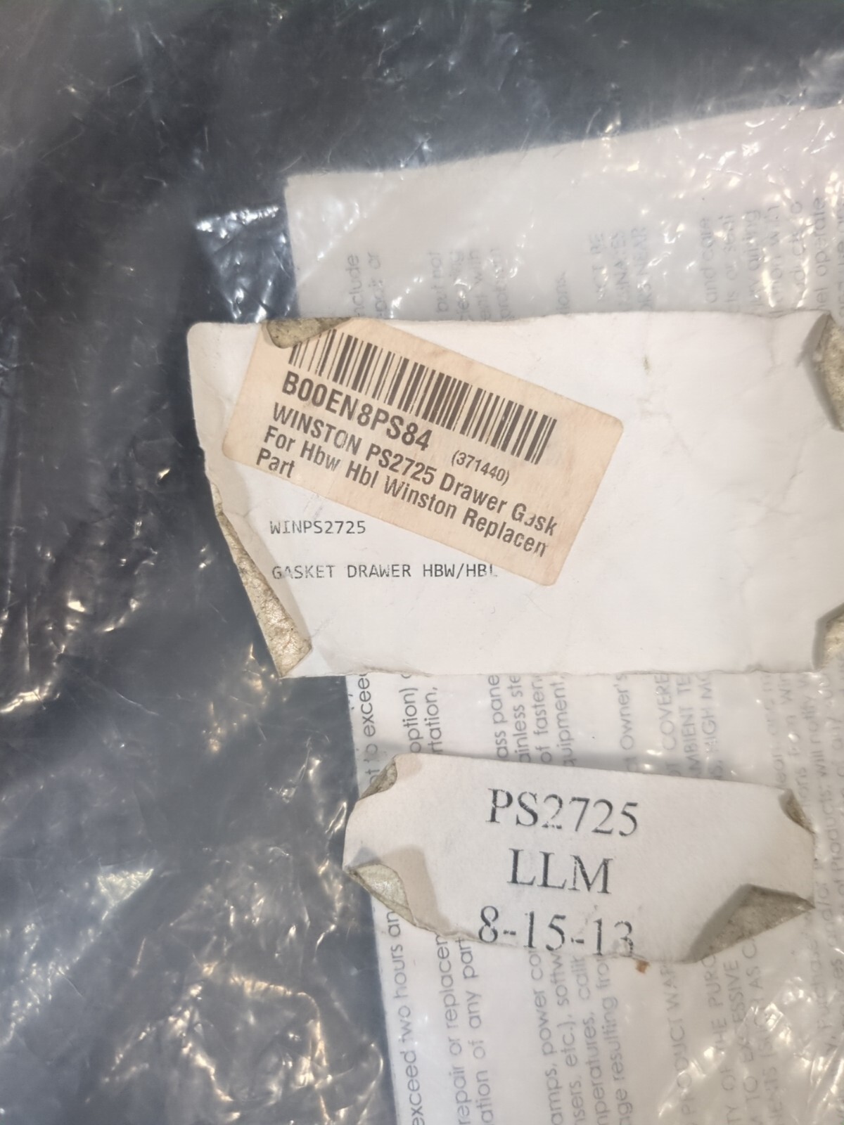 WINSTON PS2725 GENUINE OEM REPLACEMENT PART NOS #C5