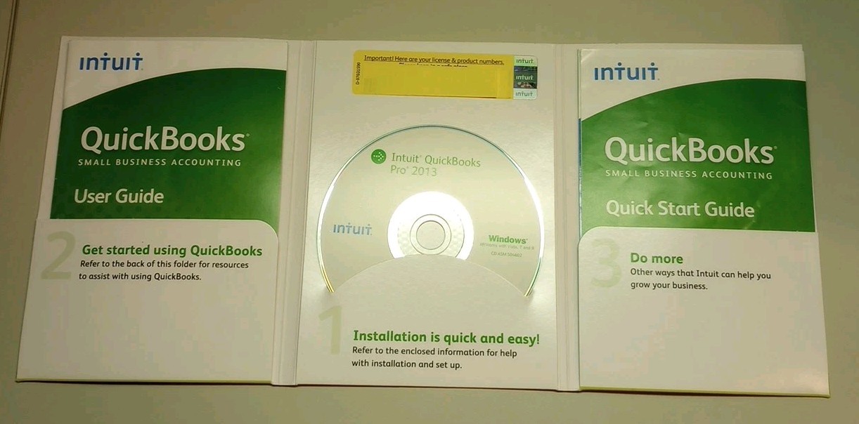 INTUIT QUICKBOOKS PRO 2013 FOR WINDOWS FULL RETAIL USA VERSION