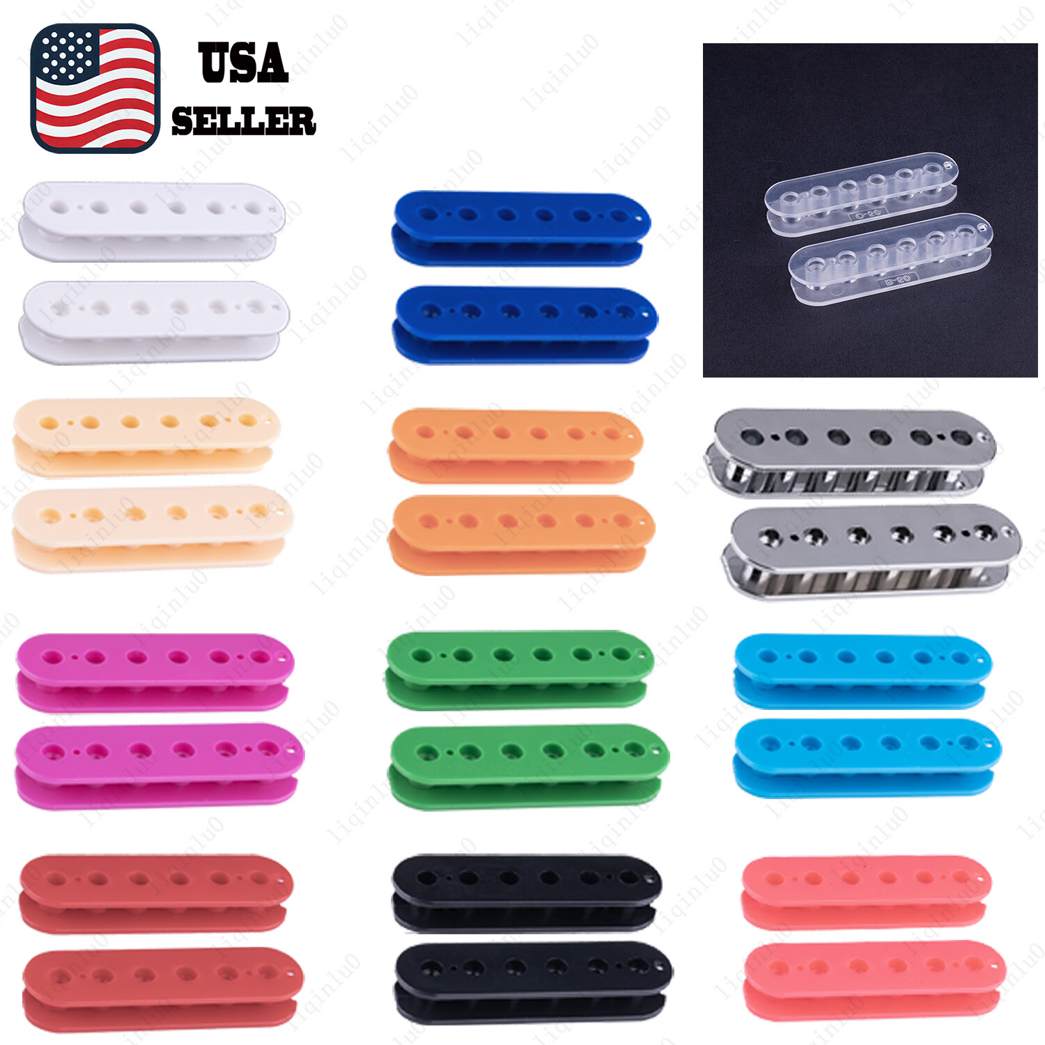50/52mm Humbucker Pickup Bobbin Slug Side/Screw Side For Electric Guitar Pickup
