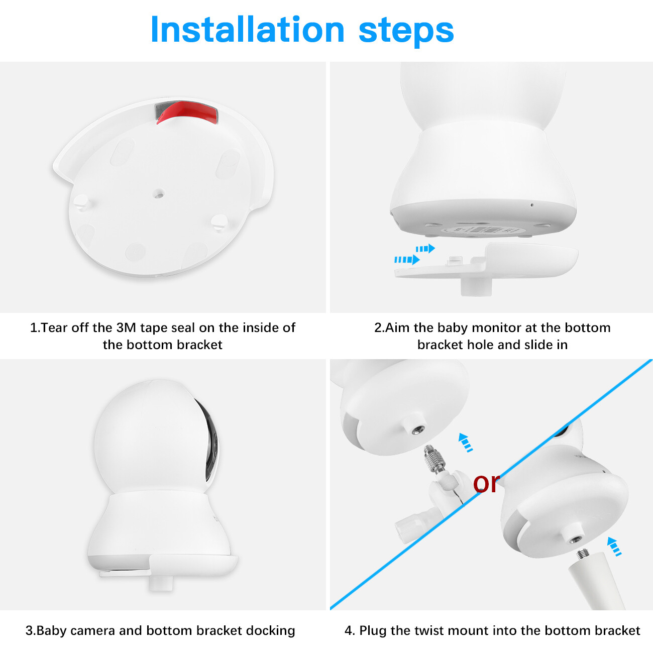 HOLACA 360° Adjustable Wall Mount for blurams Dome Lite 2/A31 camera