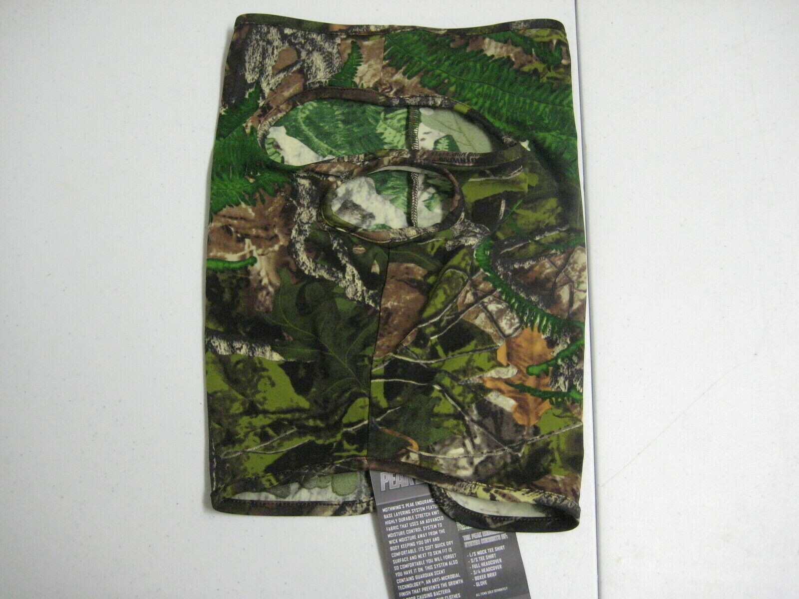 Mothwing Spring Mimicry 2.0 Turkey Deer Bow Hunting Camo 3/4 Facemask Hood Hat
