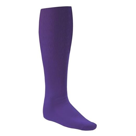 Rhino All Sport Socks – Over the Calf Knee High Athletic Purple Large (10-13)