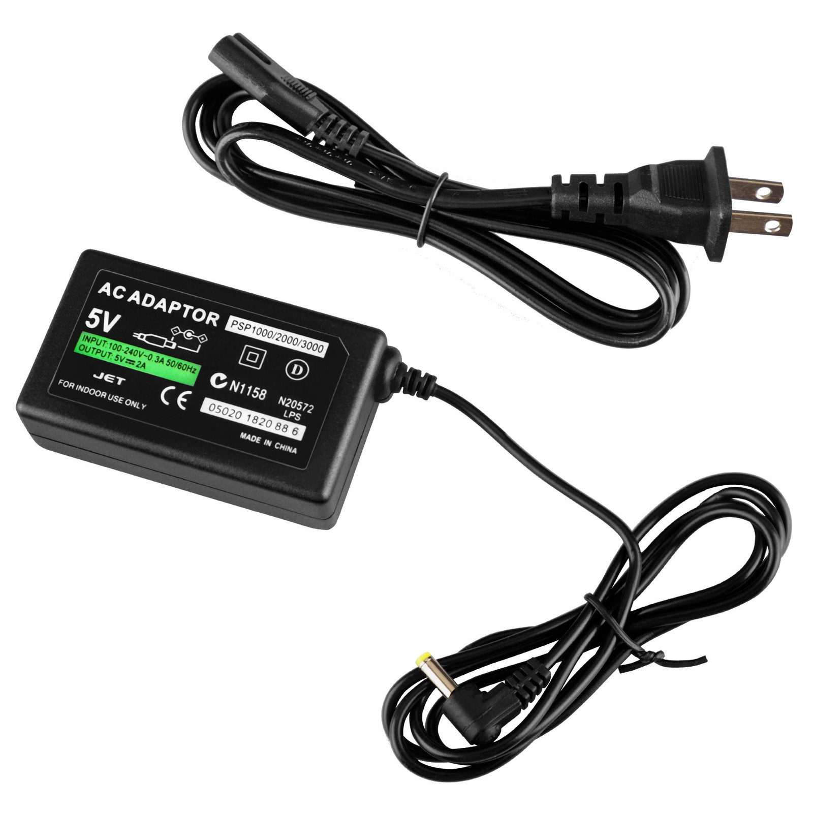 PSP Charger, AC Adapter Wall Charger Compatible with Sony PSP-110 PSP-1001 PS...