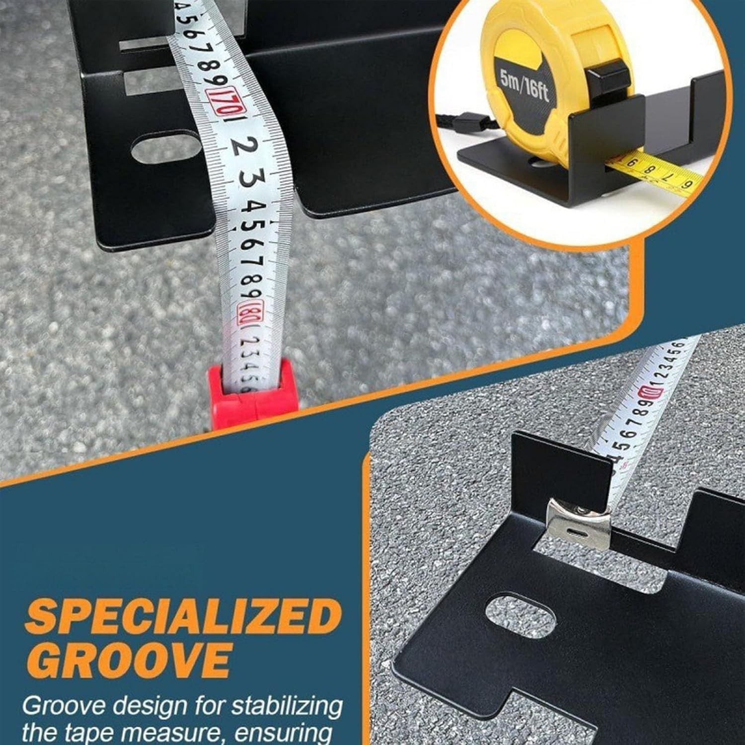 Wheel Alignment Tools, 2PCS Accurate Toe Measurements Plates Black