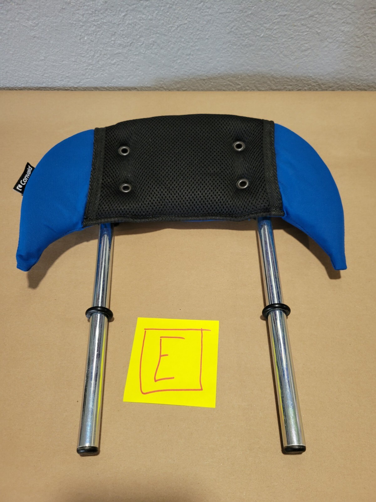 NEW - Convaid Cruiser Size 10 Headrest Extension Head Rest Blue Color