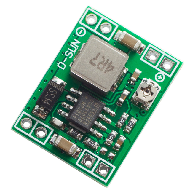 5 PCS MP1584EN Ultra-Compact DC-DC Step-Down Power Supply Module 3A Output
