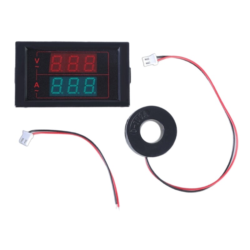 Current Meter for Accurate Measurement 50-500V/0-100A with LED Display