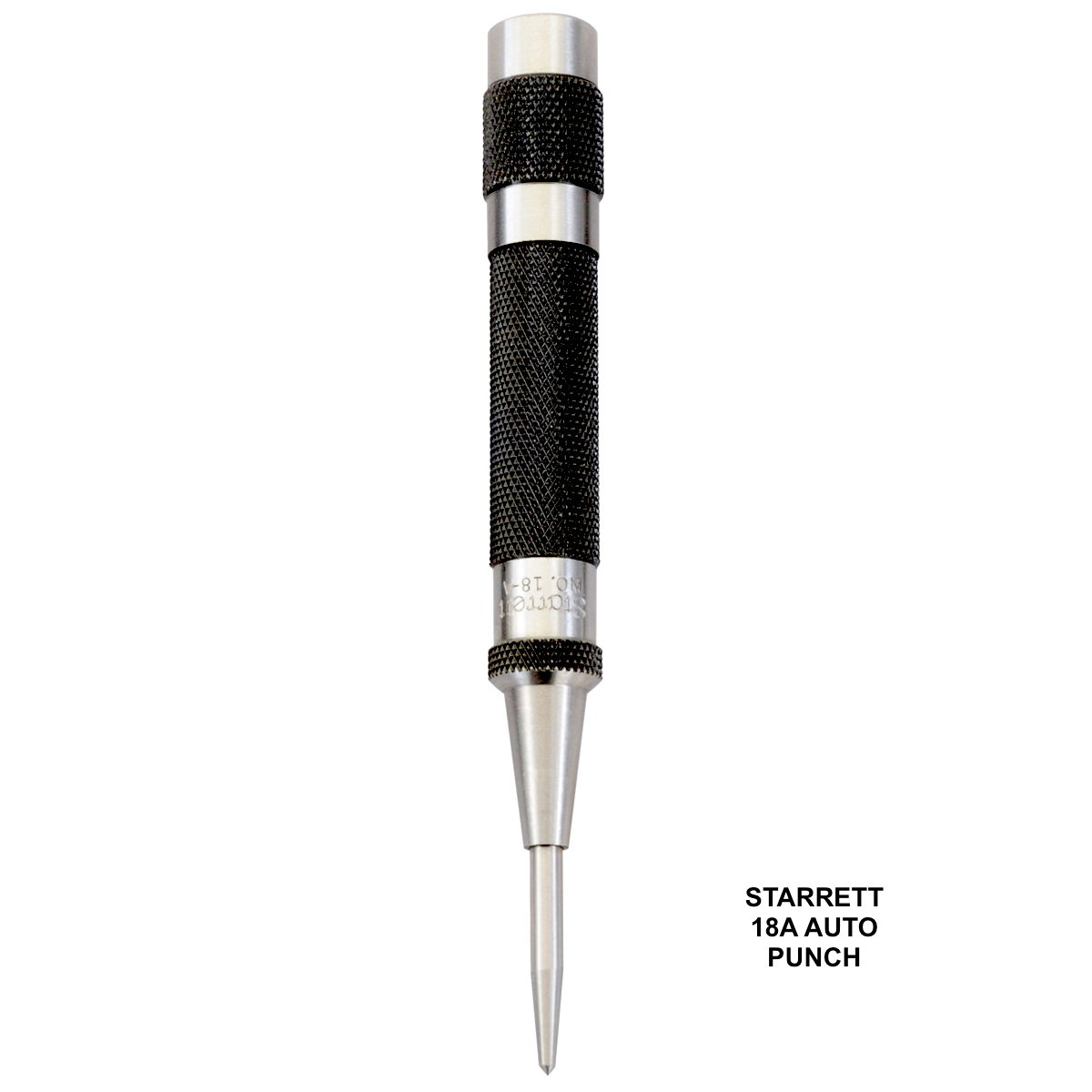 STARRETT 5" AUTOMATIC CENTER PUNCH # 18A - NEW