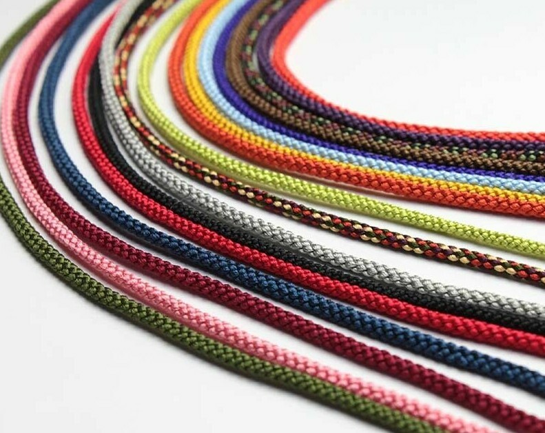 Pure Silk Braided Cord Kumihimo 2~2.5mm Japanese Silk Cord Edouchihimo 1-10m