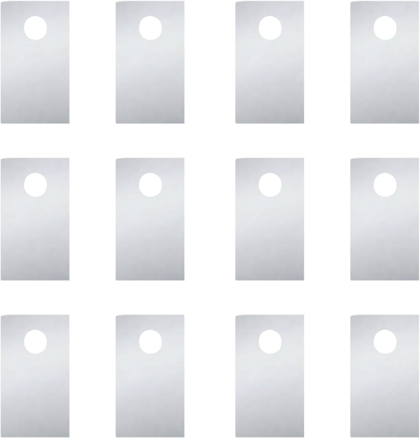 0.2MM Guitar saddle shims,Bridge Shim Set Quantity of 12,Fit Floyd Rose Used to