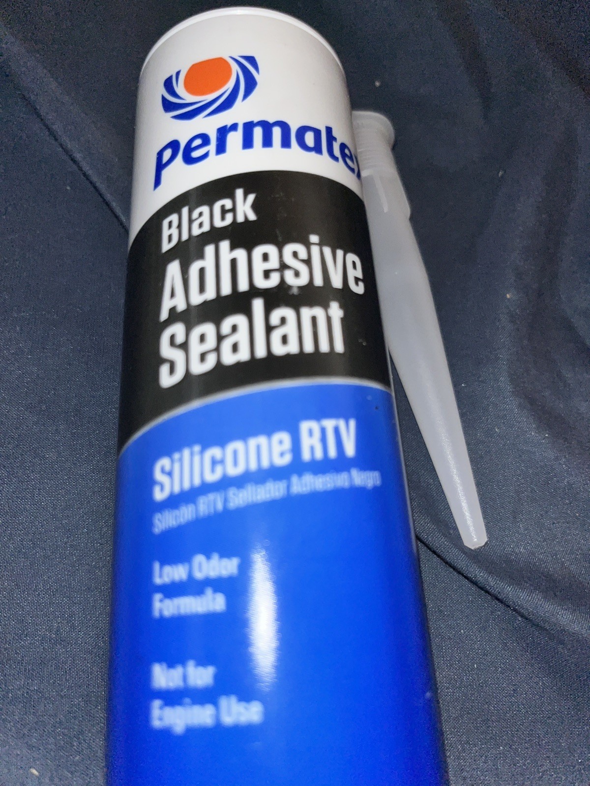 Permatex 81173 Black Silicone Adhesive Sealant, 12.9 oz