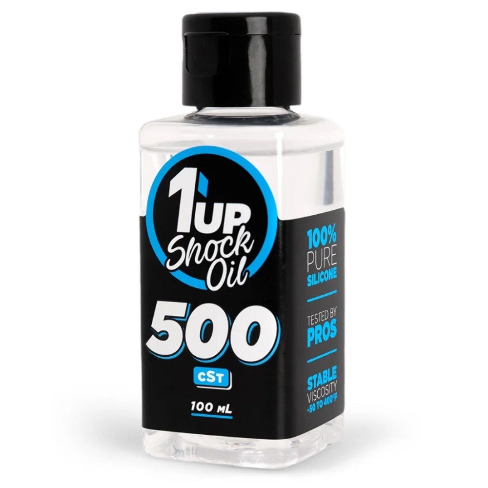 1UP Racing Pure Silicone Shock Oil 100ml 500cst/40wt Long-lasting 1UP100500