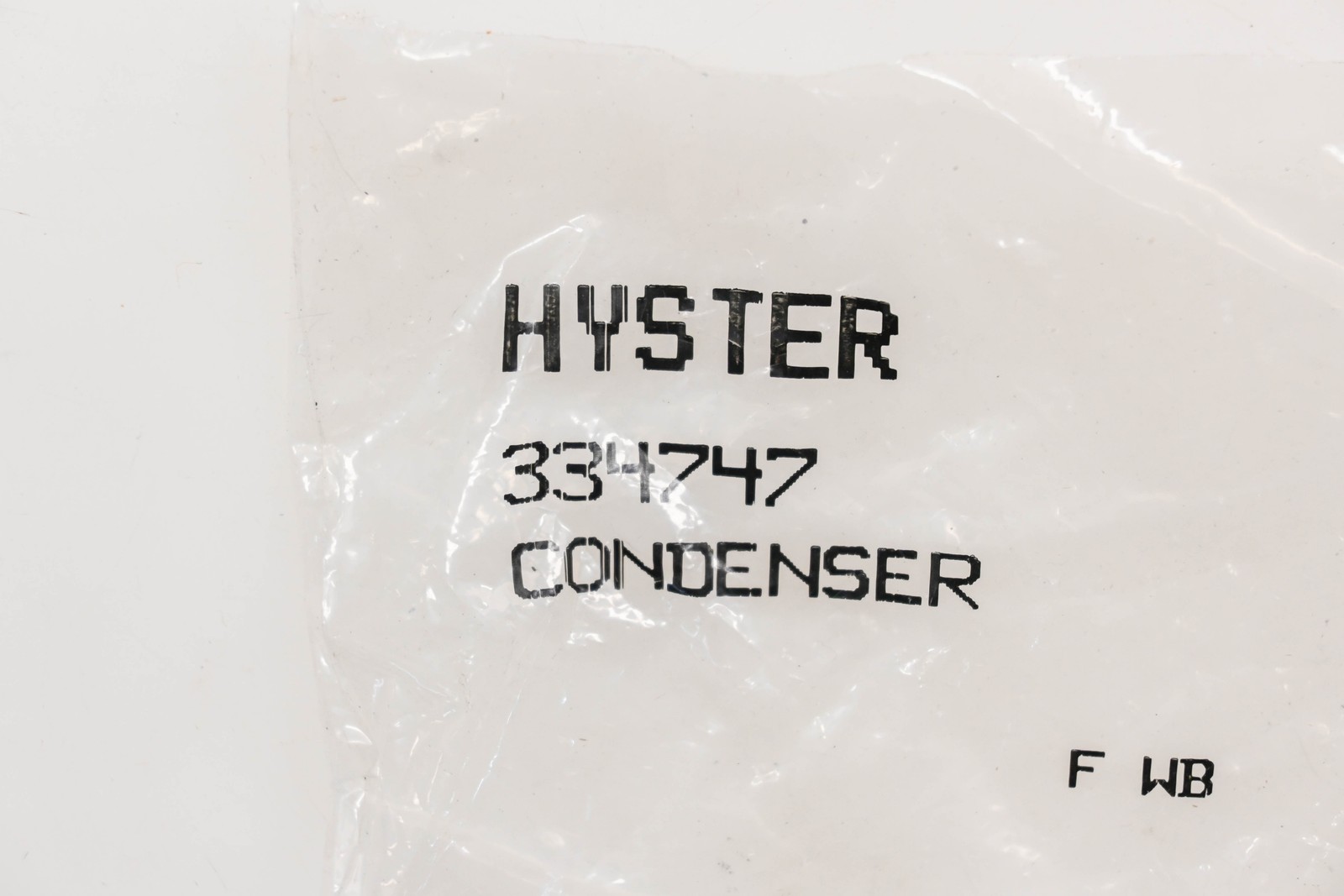 Hyster 334747 Ignition Condenser Kit NOS