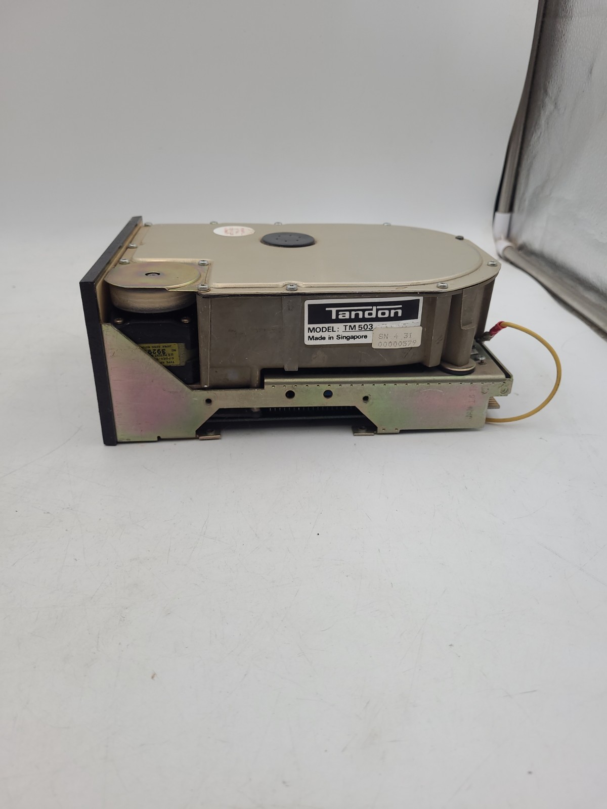 Vintage Tandon TM-503 Hard Disk Drive Untested Spares Repair Pulled Working 1984