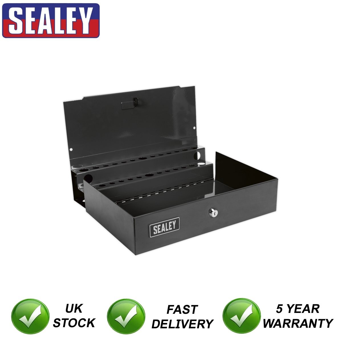 Sealey Side Cabinet for Long Handle Tools Black APLHTB