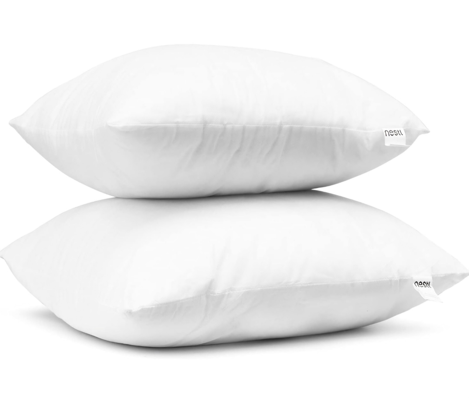 Nestl Throw Pillow Inserts, 2 Count, 26"Lx26"W, White