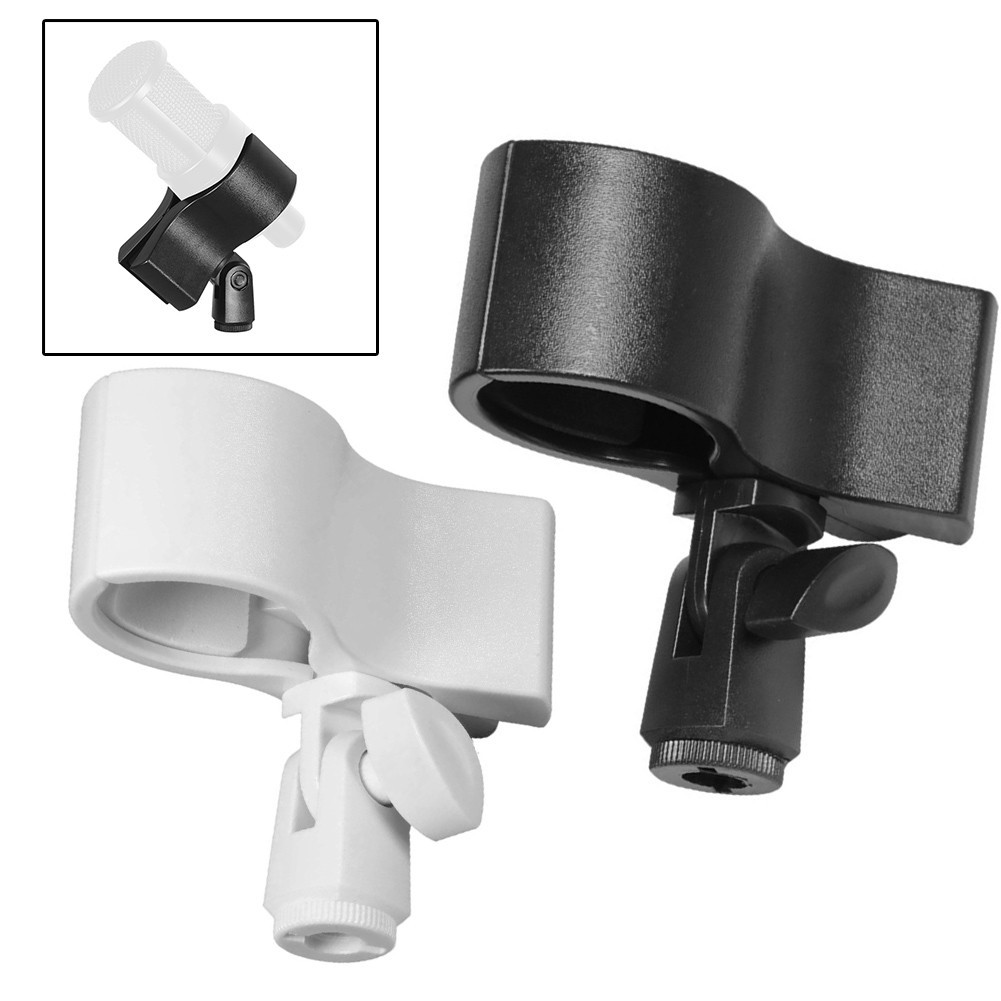 Sturdy Mic Clamp Holder for Various Microphone Types with Adjustable Angle